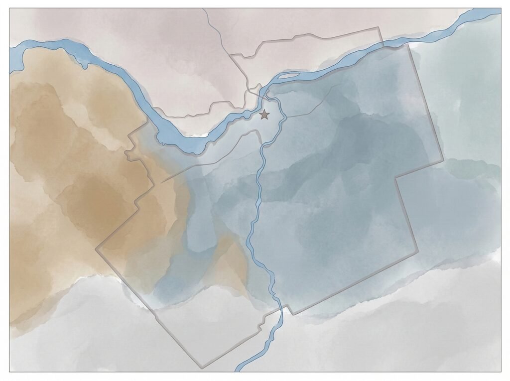Map of Ottawa soil zones showing Leda clay distribution